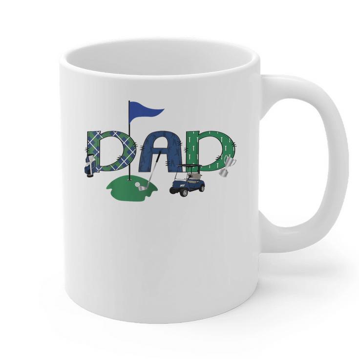 Golf Dad Hole In One Golf First Birthday Boy Party Graphic Print Coffee Mug