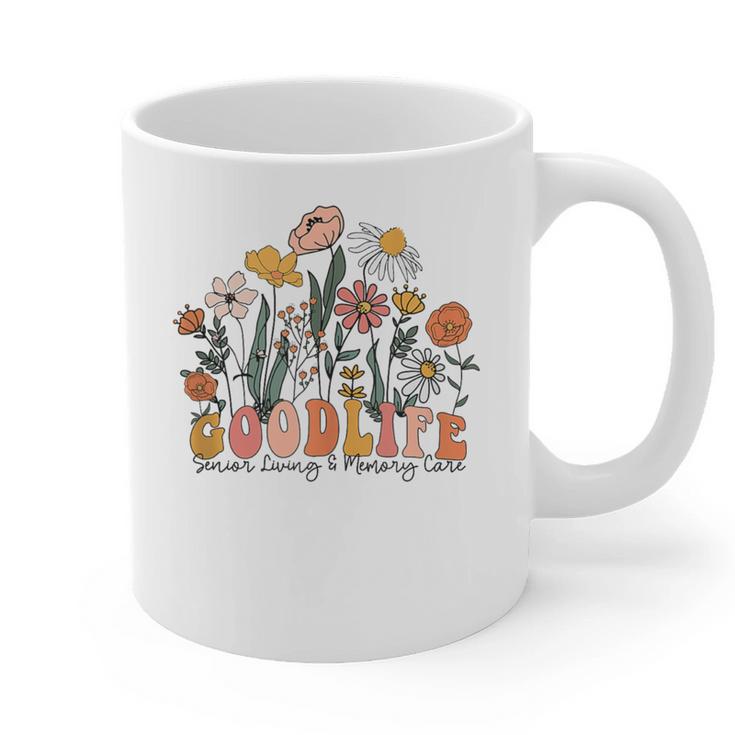 Goodlife Senior Living And Memory Care Center Staff Resident Graphic Print Coffee Mug