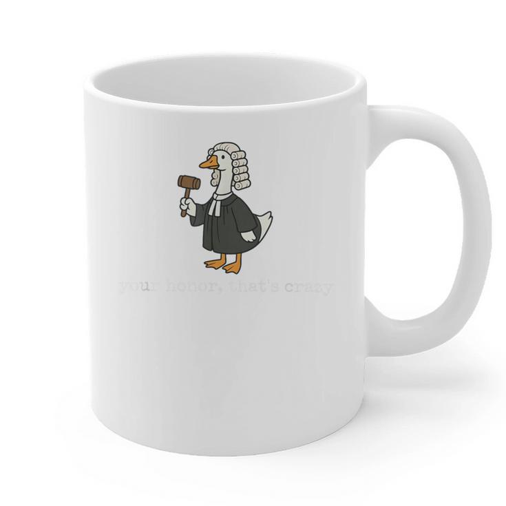 Goose Silly Lawyer Law School Graduation Future Lawyer Graphic Print Coffee Mug
