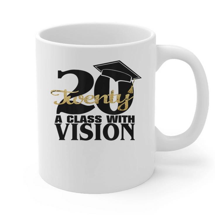 Graduation 2020 A Class With Vision Graphic Print Coffee Mug