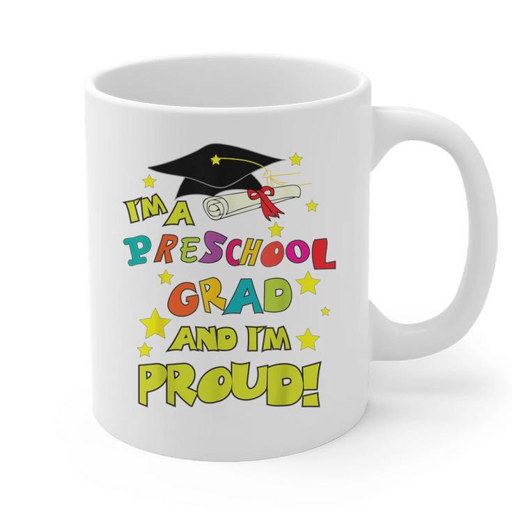 Graduation Class 2018 Cap Gown Shirt Preschool Grad Proud Graphic Print Coffee Mug