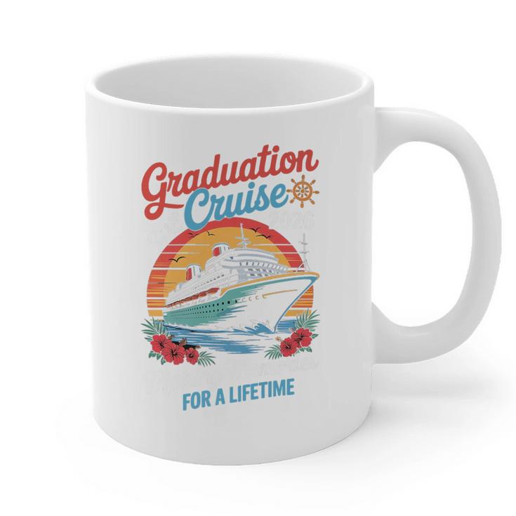 Graduation Cruise Trip Class Of 2026 Senior Summer Vacation Premium Graphic Print Coffee Mug