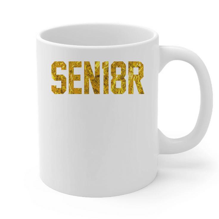 Graduation Party SEN18R Senior 2018 High School T-Shirt Graphic Print Coffee Mug