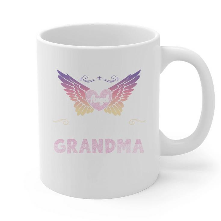 Grandma Angel In My Memory Cute Family Remembrance Match Graphic Print Coffee Mug