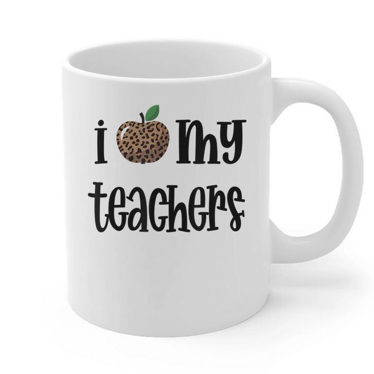 I Heart My Teachers I Love My Teachers Graduation Kids Teens Graphic Print Coffee Mug