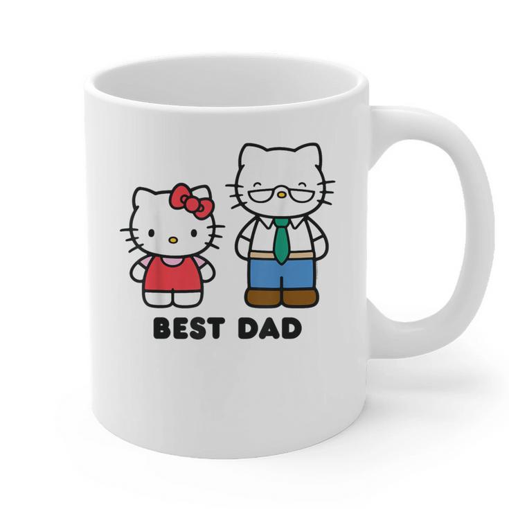 Hello Kitty Best Dad Fathers Day Small Graphic Print Coffee Mug
