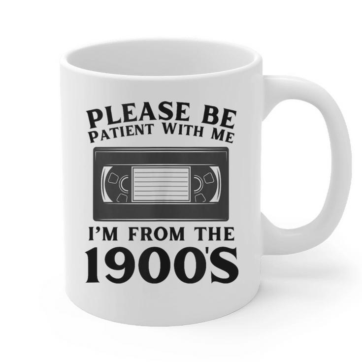 Over The Hill Please Be Patient I'm From The 1900s VHS Graphic Print Coffee Mug