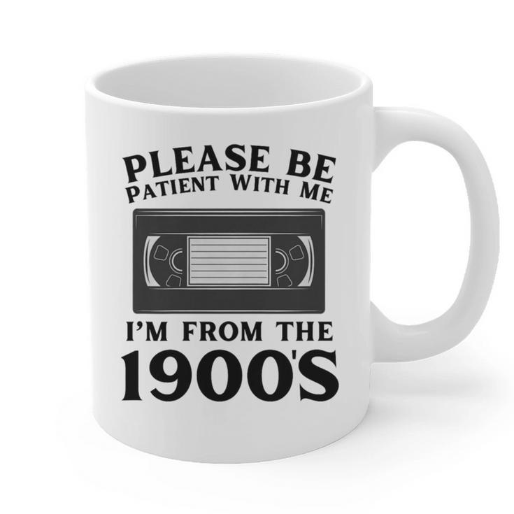 Over The Hill Please Be Patient I'm From The 1900s VHS Premium Tri-Blend Graphic Print Coffee Mug
