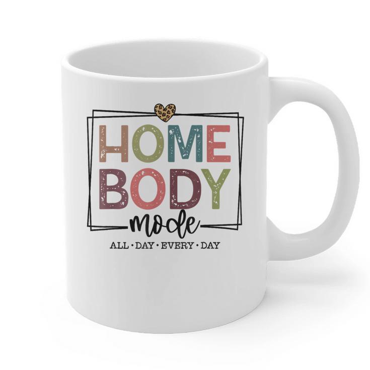 Homebody Stay At Home Introvert Home Body Cute Women Graphic Print Coffee Mug
