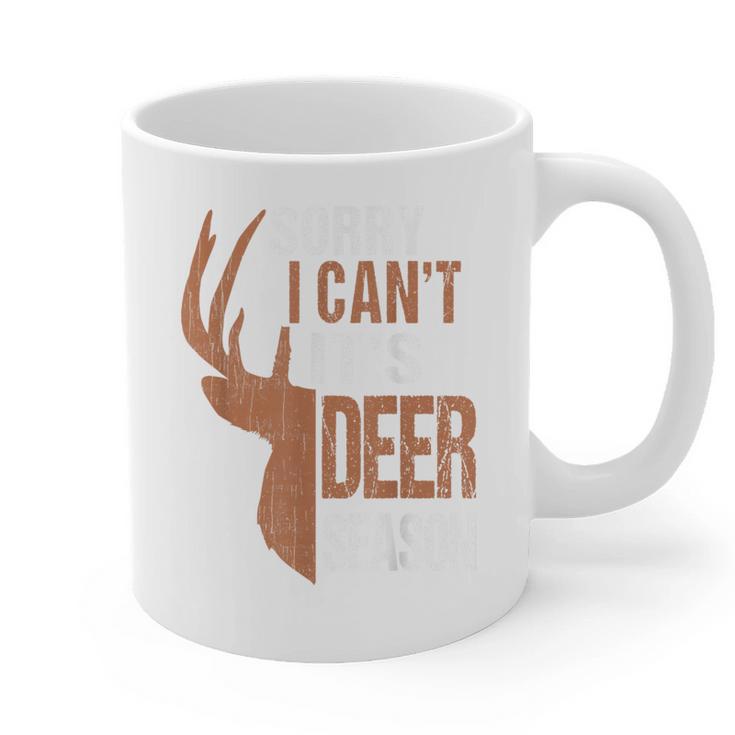 Hunting Sorry Deer Season Hunter Dad Father Day Graphic Print Coffee Mug