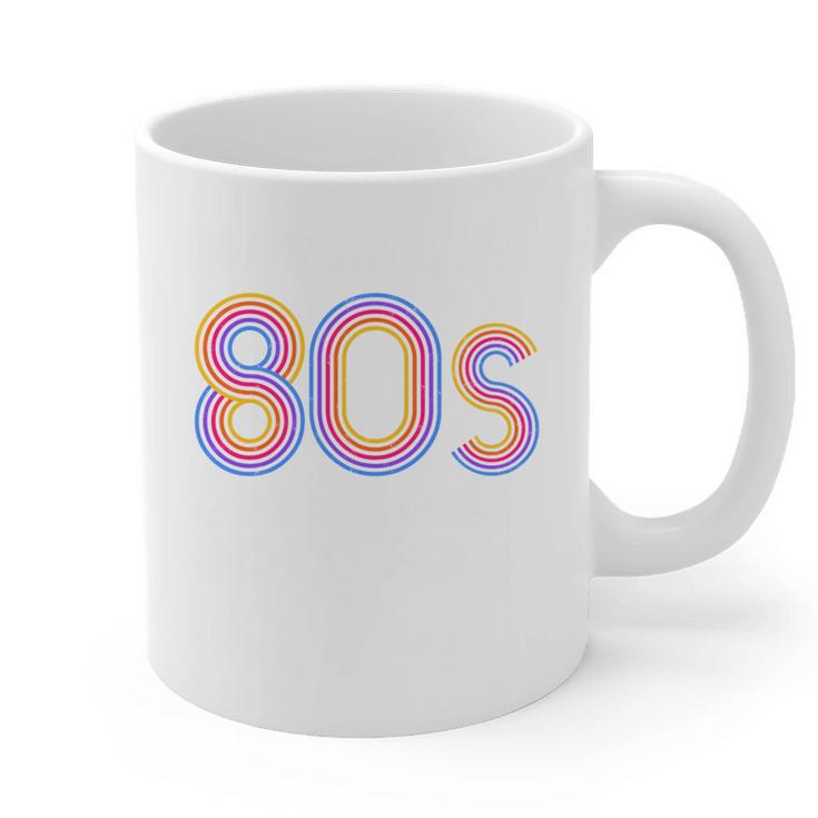 I'd Rather Be In The 80s Iconic Music Nostalgia Vintage Graphic Print Coffee Mug
