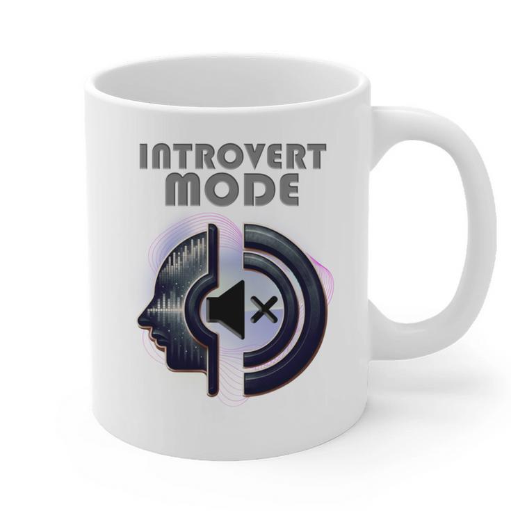 Introvert Mode Finding Inner Peace In Silence Graphic Print Coffee Mug