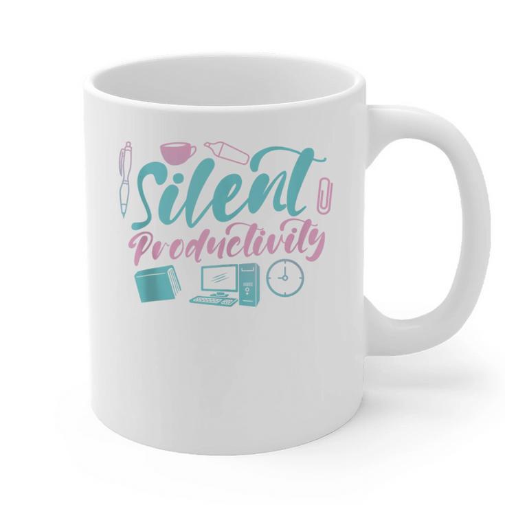 Introvert Office Staff Secretary Administrative Assistant Graphic Print Coffee Mug