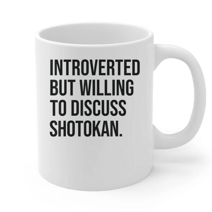 Introverted Shotokan Karate Introvert Graphic Print Coffee Mug