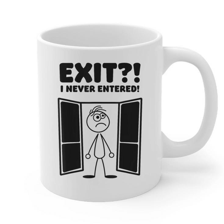 Irony Sarcasm Introvert Dry Humor Cartoon Comic Geek Nerd Graphic Print Coffee Mug