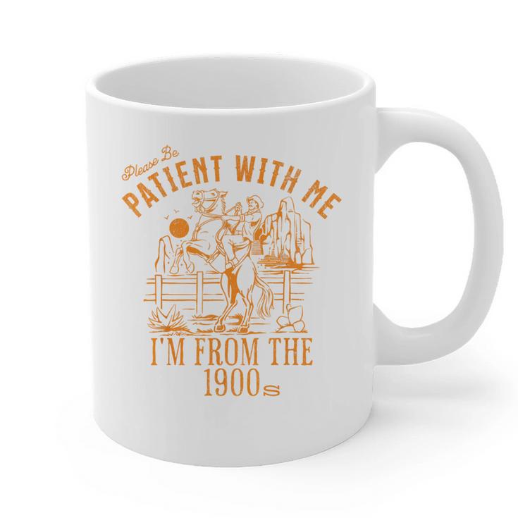 Joke Please Be Patient With Me I'm From The 1900s Tee Graphic Print Coffee Mug