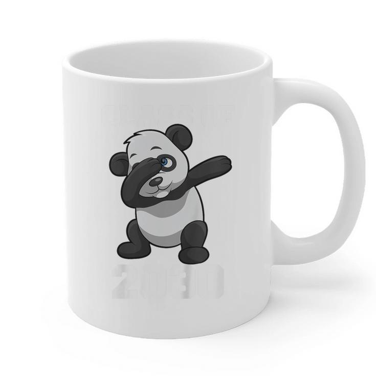 Kids Class Of 2030 Shirt Graduation Dabbing Panda Shirt Graphic Print Coffee Mug