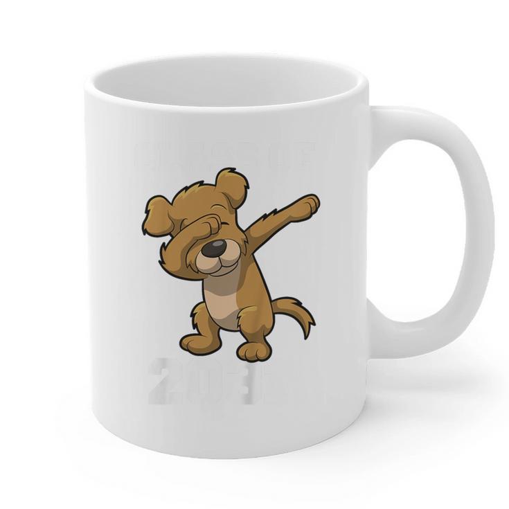 Kids Class Of 2031 Shirt Graduation Dabbing Dog Shirt Graphic Print Coffee Mug