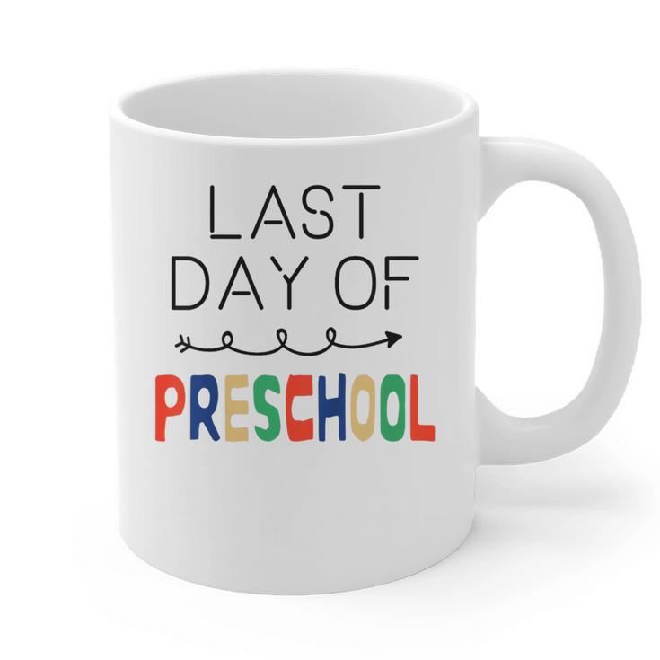 Kids Last Day Of Preschool Graduation Graphic Print Coffee Mug