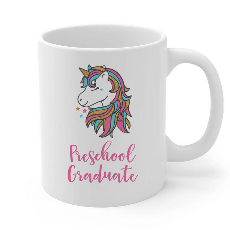 Kids Unicorn Preschool Graduation Graphic Print Coffee Mug