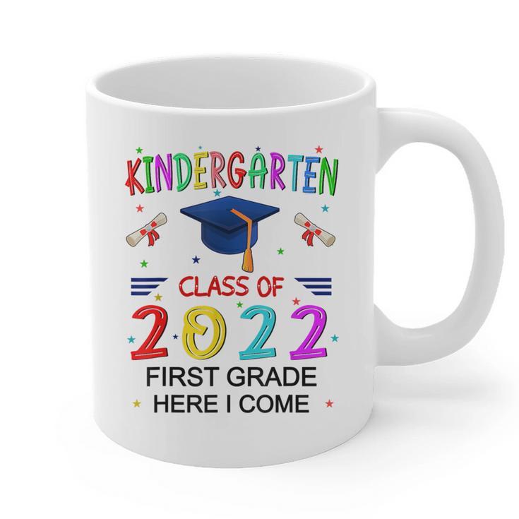 Kindergarten Graduation Class Of 2022 1st Grade Here I Come Graphic Print Coffee Mug