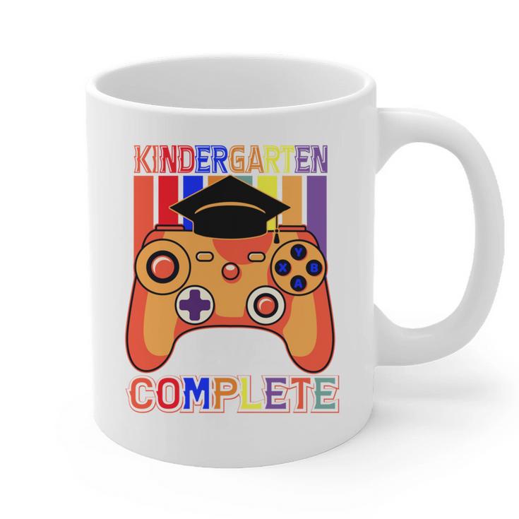 Kindergarten Graduation Level Complete Gamer Graduation Kids Graphic Print Coffee Mug