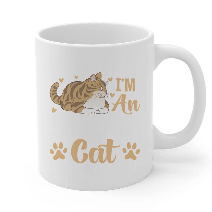 Kitty Pet Lover Introvert Person Cats Show Family Member Graphic Print Coffee Mug