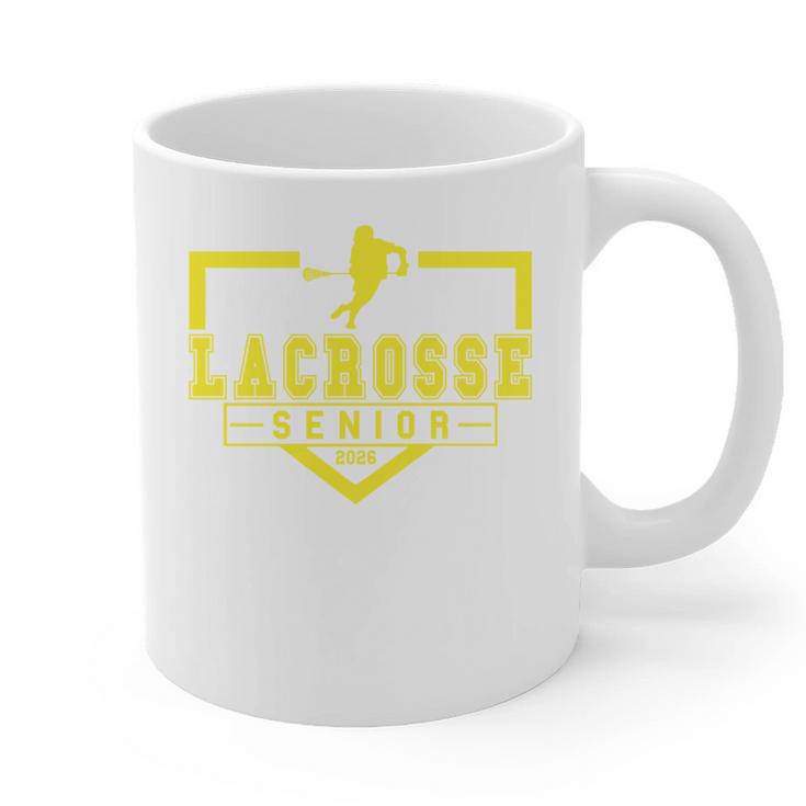Lacrosse Senior Night Lacrosse Senior 2026 Graduation 20 Graphic Print Coffee Mug