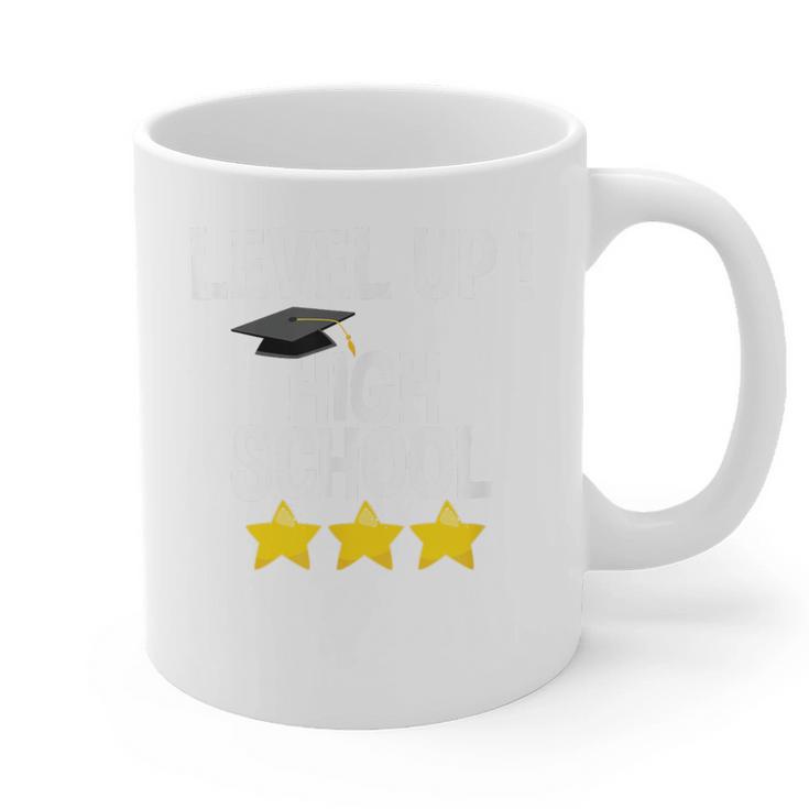 Level Up High School 8th Grade Graduation  T-Shirt Graphic Print Coffee Mug