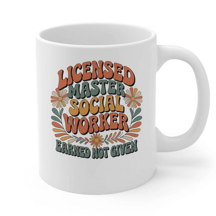 Licensed Social Worker Masters MSW LMSW Graduation 2026 Premium Tri-Blend Graphic Print Coffee Mug