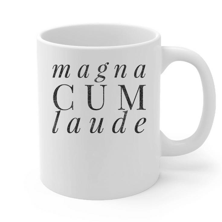 Magna Cum Laude Graduation Honors T Shirt Graphic Print Coffee Mug