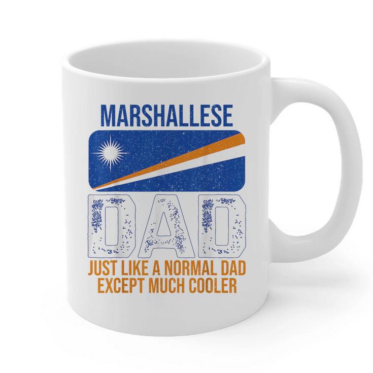 Marshallese Dad Marshall Islands Flag For Father's Day Graphic Print Coffee Mug