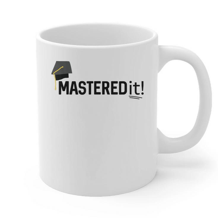 Masters Degree Graduation For Him Her Diploma T-Shirt Graphic Print Coffee Mug