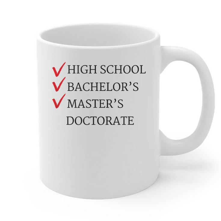 Master's Degree Graduation Graduate Graphic Print Coffee Mug