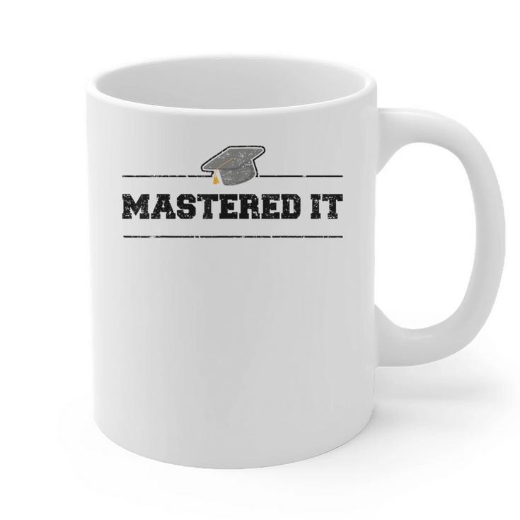 Masters Degree Graduation For Graduates Him Her Grads Graphic Print Coffee Mug