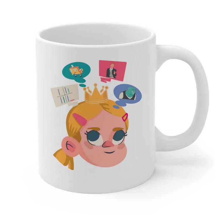 Meme Queen In Silence Introvert Anti People Antisocial Quiet Graphic Print Coffee Mug