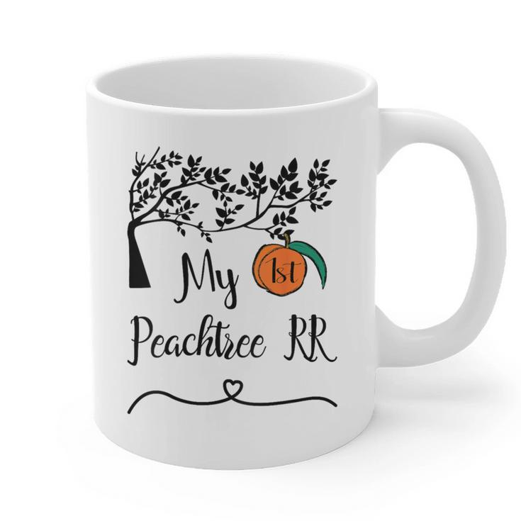 Memory Keepsake Of Your First Peachtree 10K RR Graphic Print Coffee Mug
