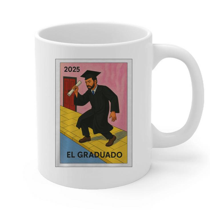 Mexican For Graduation 2025 El Graduado Premium Tri-Blend Graphic Print Coffee Mug