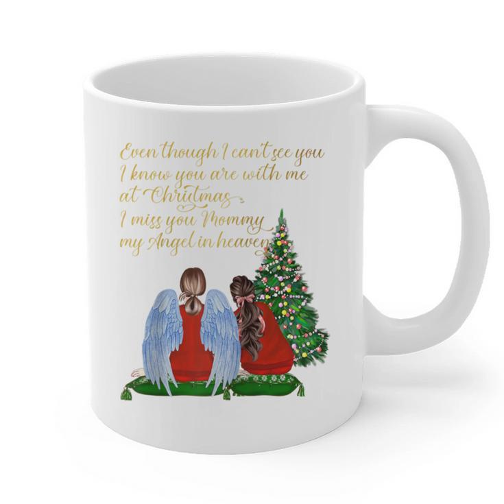 My Mom My Angel In Loving Memory Of My Mom Mommy's Girl Raglan Baseball Tee Graphic Print Coffee Mug