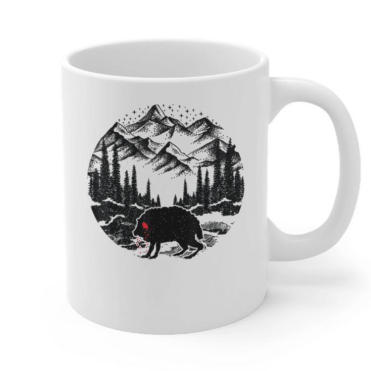 Monster Squonk In Forest Folklore Cryptid Introvert Graphic Print Coffee Mug
