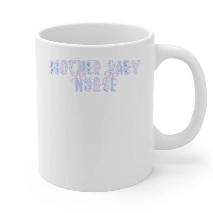Mother Baby Nurse Postpartum Mom Nursing Graduation Graphic Print Coffee Mug