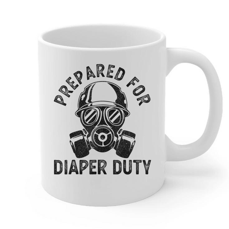 New Dad Prepared For Diaper Duty Graphic Print Coffee Mug