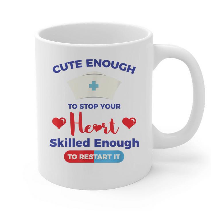 Nurse Tshirt Graduation Nursing School Birthday Graphic Print Coffee Mug