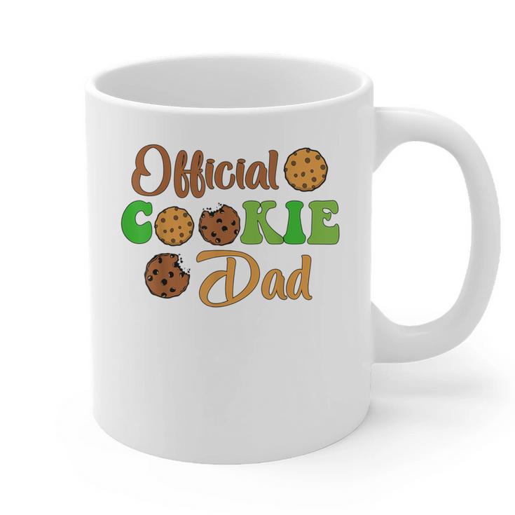 Official Cookie Dad Scout For Girls Cookie Dealer Graphic Print Coffee Mug