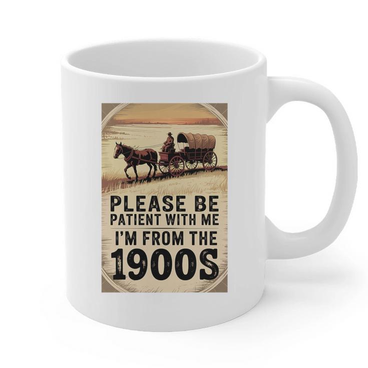 Be Patient With Me I'm From The 1900s Birthday Retirement Premium Tri-Blend Graphic Print Coffee Mug