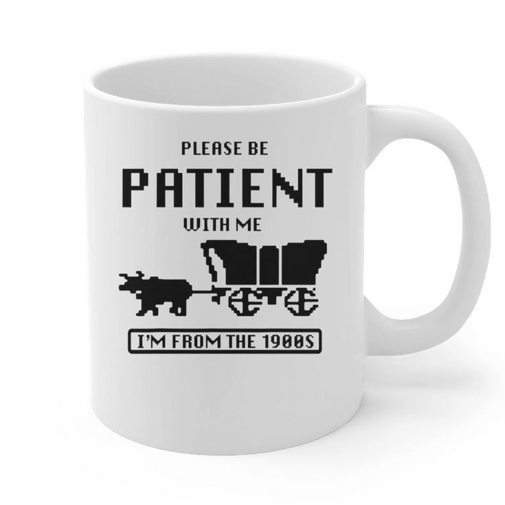 Be Patient With Me I'm From The 1900s Premium Tri-Blend Graphic Print Coffee Mug