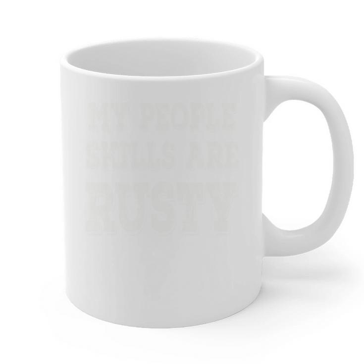 My People Skills Are Rusty Introvert SPN Moments Graphic Print Coffee Mug