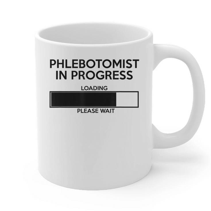 Phlebotomist In Progress Phlebotomy School Graduation Graphic Print Coffee Mug