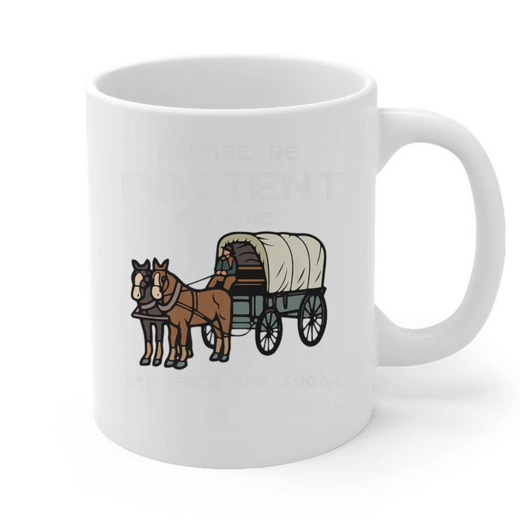 Please Be Patient I'm From The 1900s Amish Wagon & Vintage Premium Graphic Print Coffee Mug