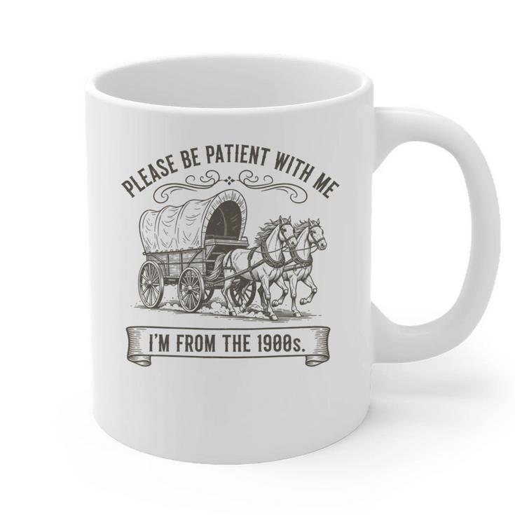 Please Be Patient With Me I'm From The 1900s Boomer Graphic Print Coffee Mug